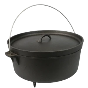 Cast Iron 9qt Dutch Oven with Legs