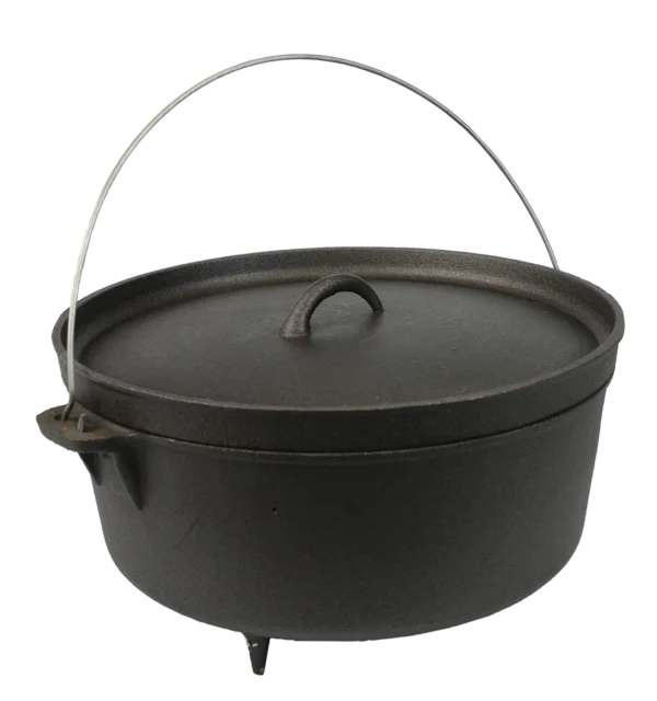 Cast Iron 9qt Dutch Oven with Legs