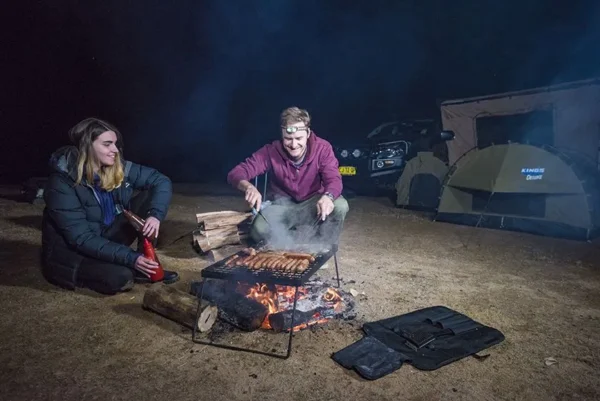 Camp Fire BBQ Plate | Combo Grill and Hotplate | Campfire Cooking | Adventure Kings - Image 2