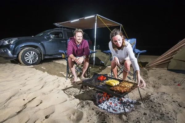Camp Fire BBQ Plate | Combo Grill and Hotplate | Campfire Cooking | Adventure Kings - Image 3