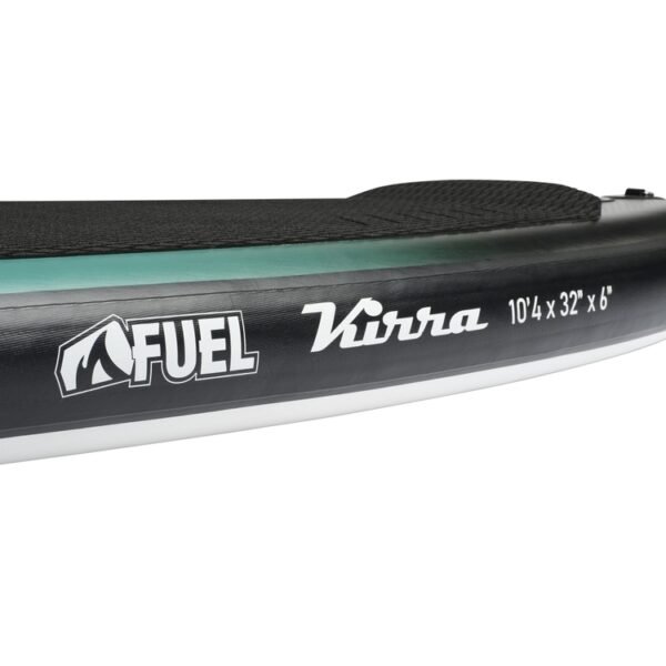 Fuel Kirra 10'4" Inflatable Stand Up Paddleboard Green & Black 10 ft 4 in - Image 6